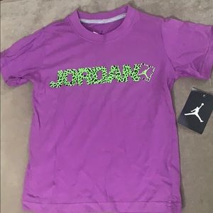 NWT purple Jordan shirt size 4